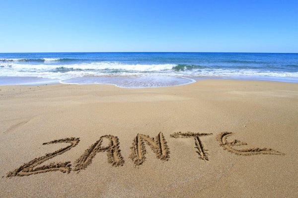 zante written sandy beach Large